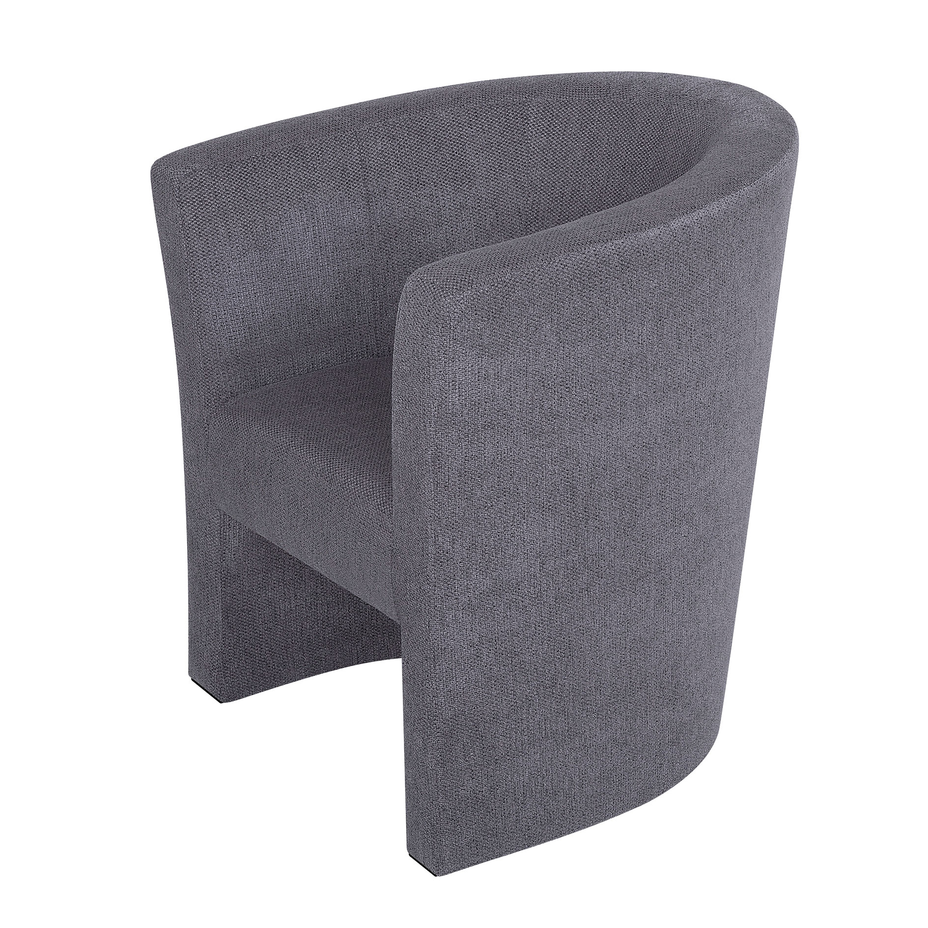 Cocktailsessel - mocca - 76 cm hoch