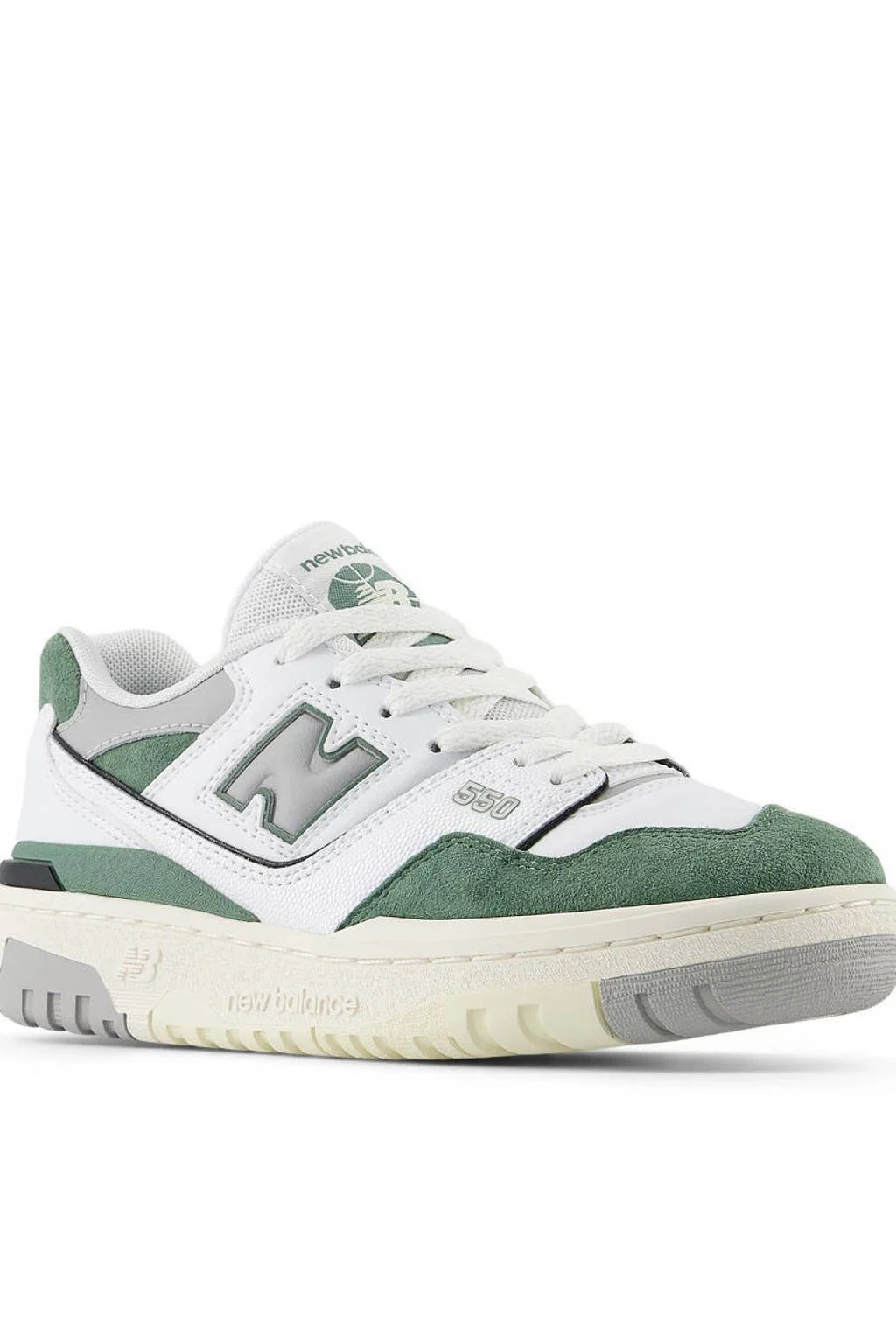 New Balance 550sneakers wit/groen/grijs