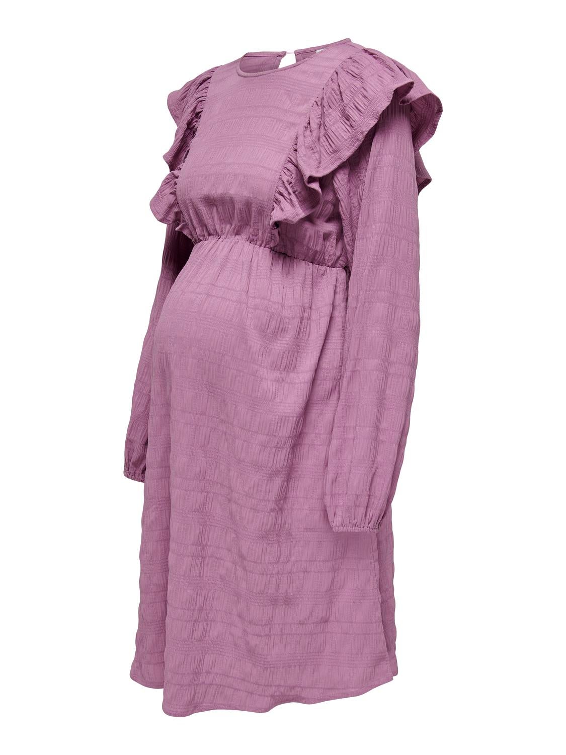 OLMDALLORA Kurzes Kleid Rose Brown