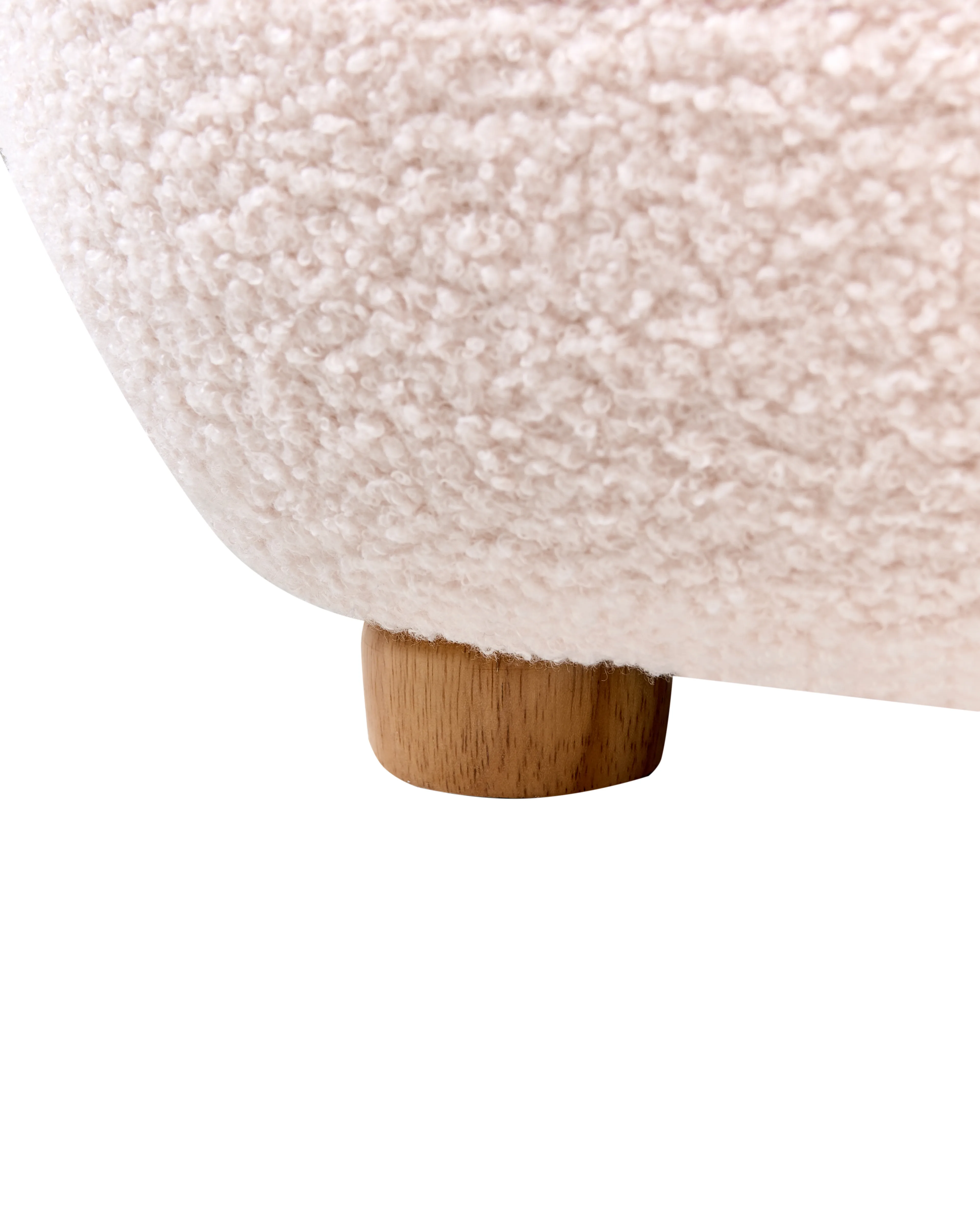Kinderfauteuil HEM Bouclé Pastelroze