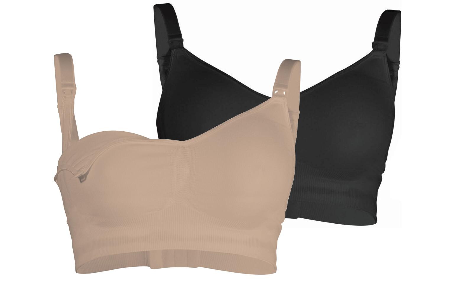 Still-BH nahtlos Schwarz + Nude, LStill-BH