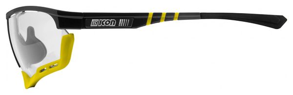 Scicon Sports Aerocomfort SCN XT XL Lunettes De Soleil De Performance Sportive (Miroir Argenté Scnxt Photocromique/Luminosité Noire)