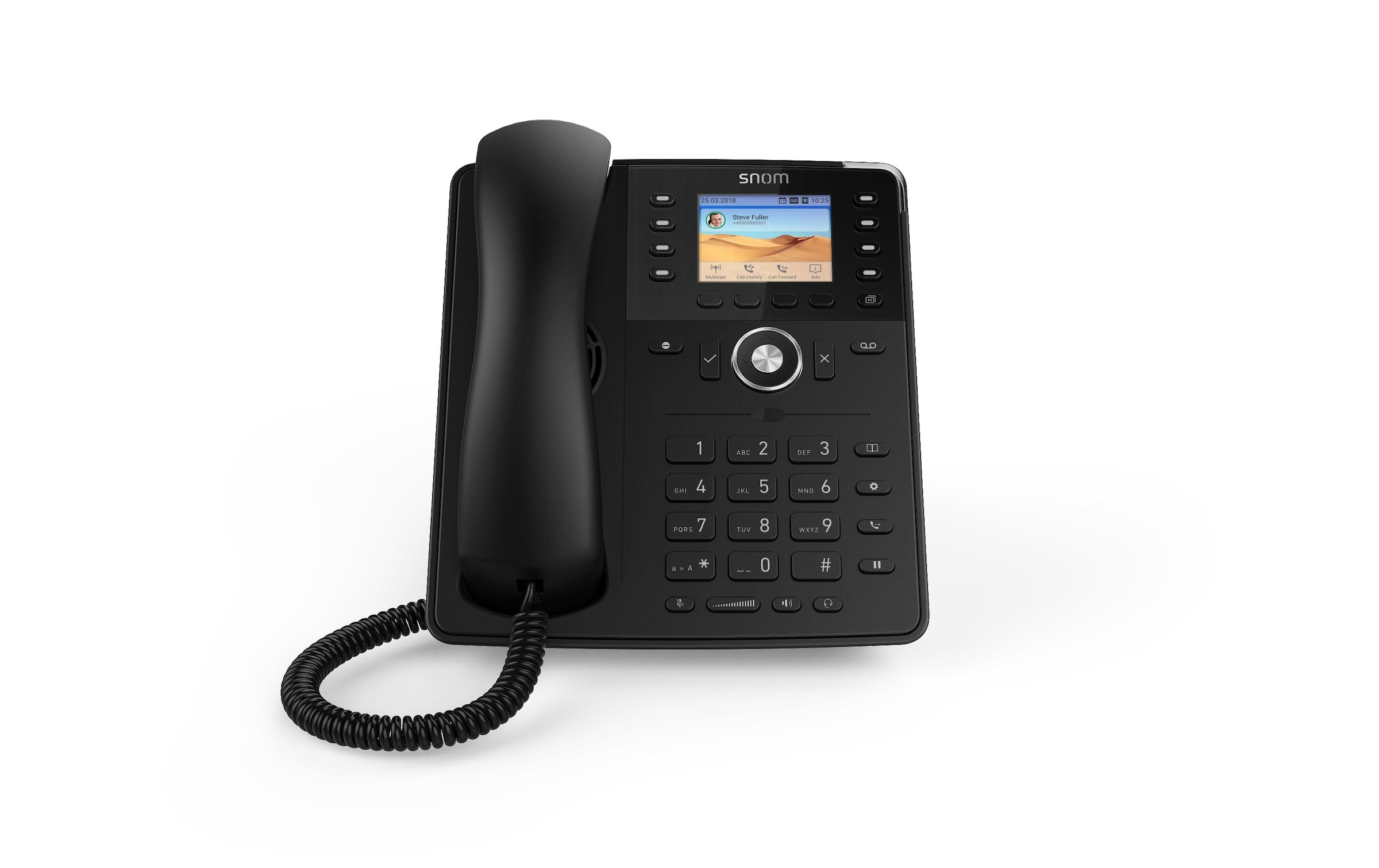 Snom Festnetztelefon »D735 Schwarz« ( )