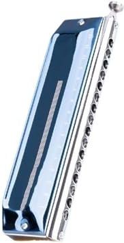 Chromatische Grijze Zilveren Mondharmonica Met 10 Gaten En 40 Noten Professioneel Muziekinstrument mondharmonica(16 C blue)