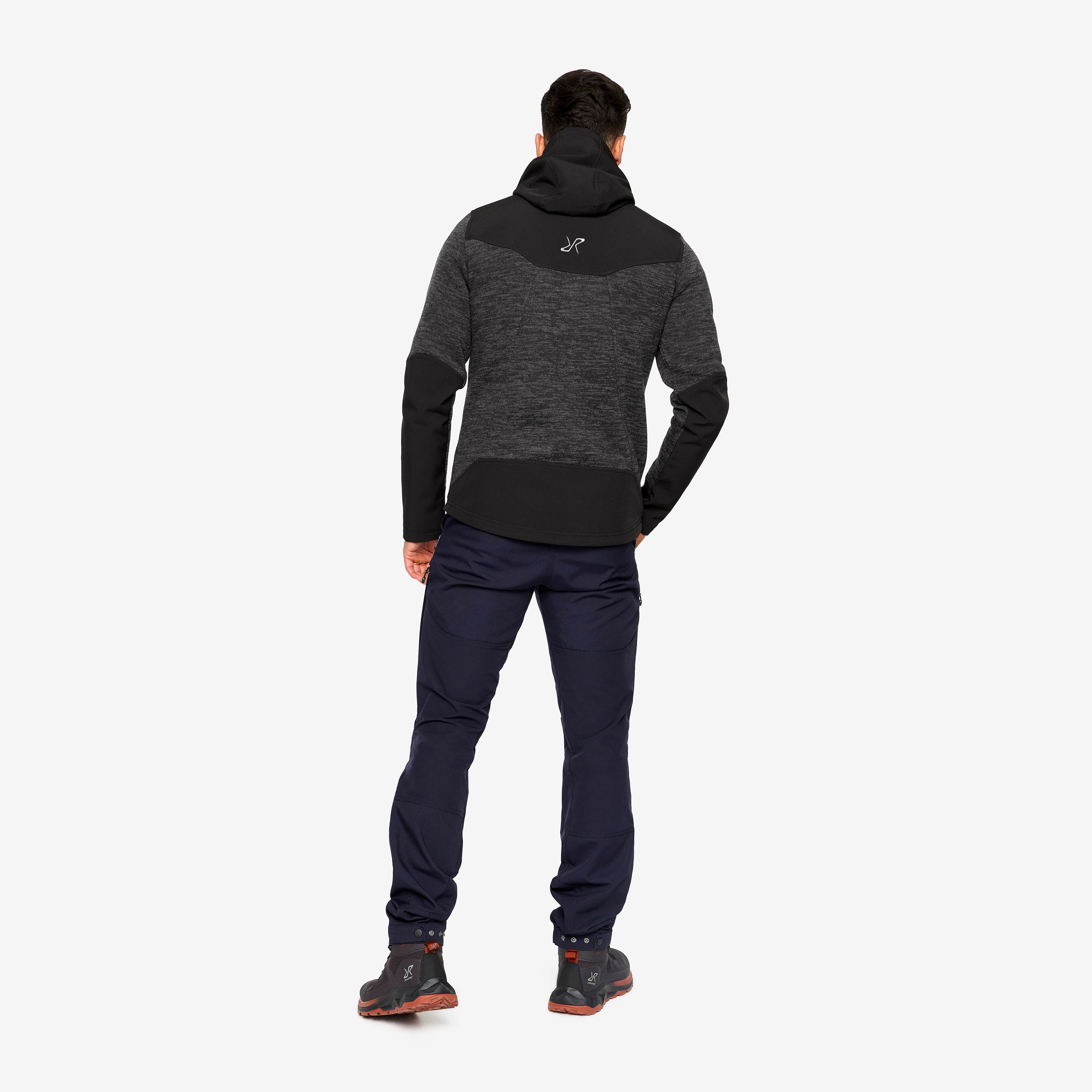 Wander Pro Wool Hoodie Herre Anthracite
