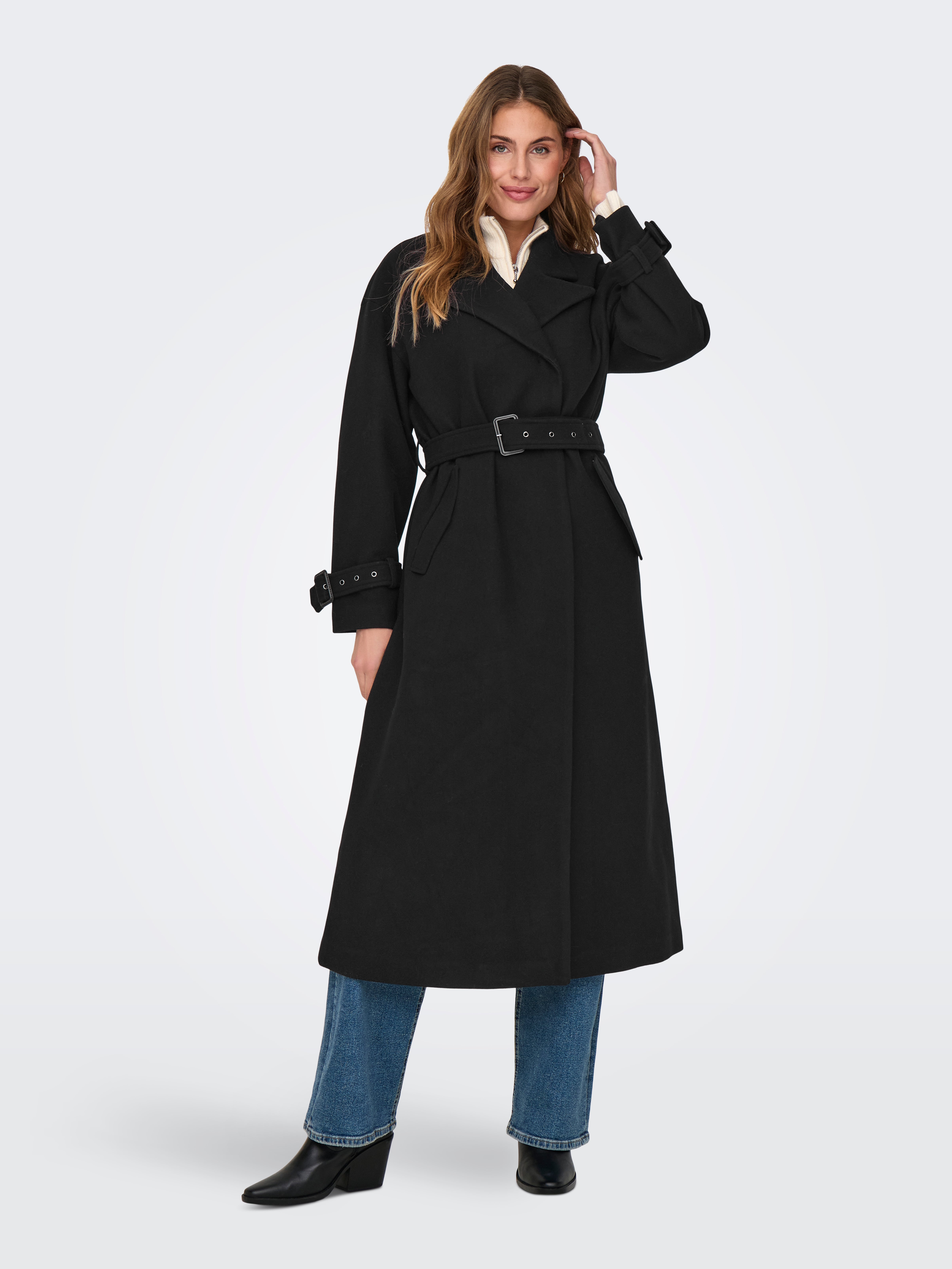 ONLNANCY Trenchcoat Black