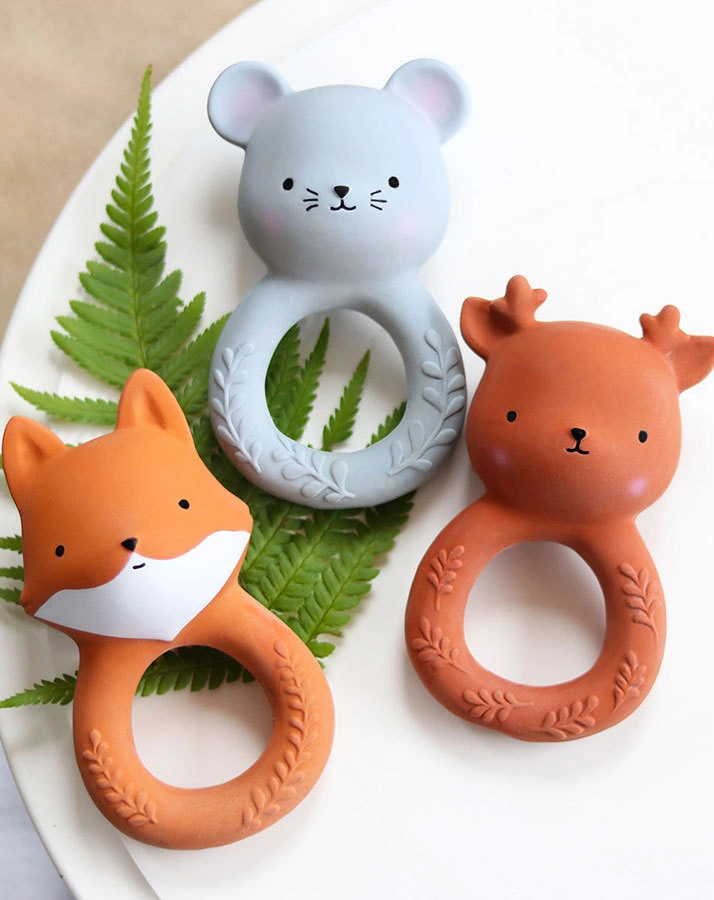 Beißring FOX in orangerot