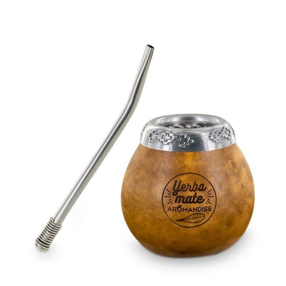 Calebasse et bombilla pour maté