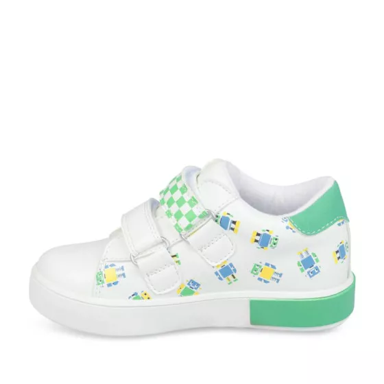 Baskets BLANC CHARLIE & FRIENDS
