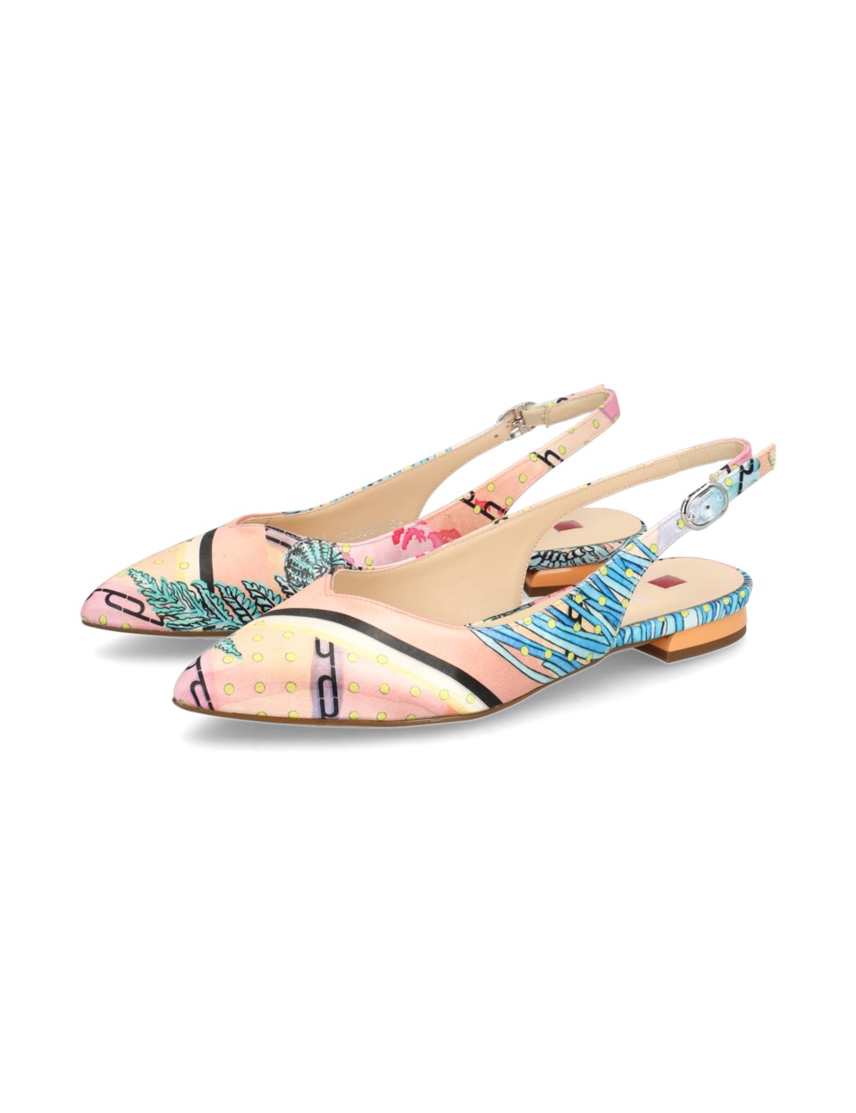 Textil Slingpumps