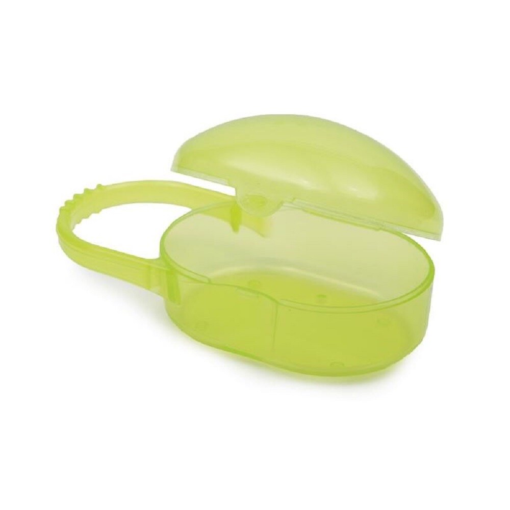 Cangaroo Schnullerbehälter P1139, Schnullerbox grün, PP mit Henkel ab Geburt