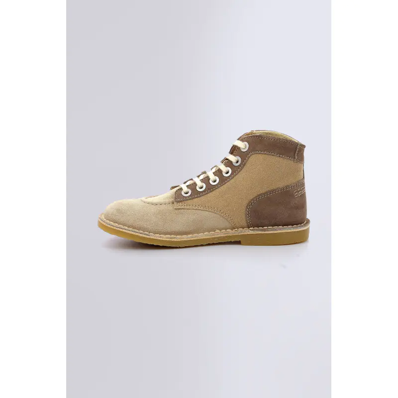 Kicklegend Beige BOTTINES Cuir Femme