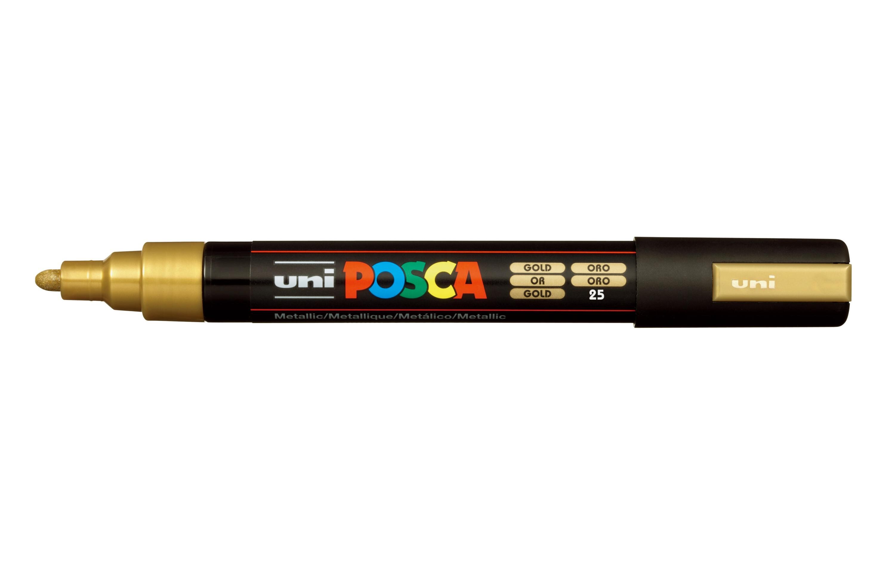 Permanent-Marker POSCA 1.8-2.5 mm GoldUniversell einsetzbarer Marker