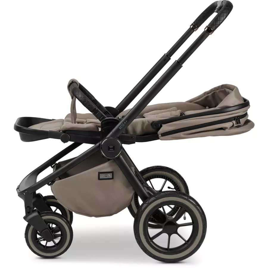 MOON Kombikinderwagen Resea Edition+ mudblack matt