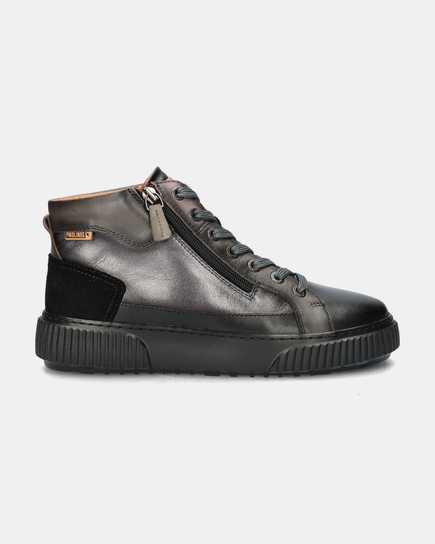 Pikolinos Riells Hoge sneakers  - zwart