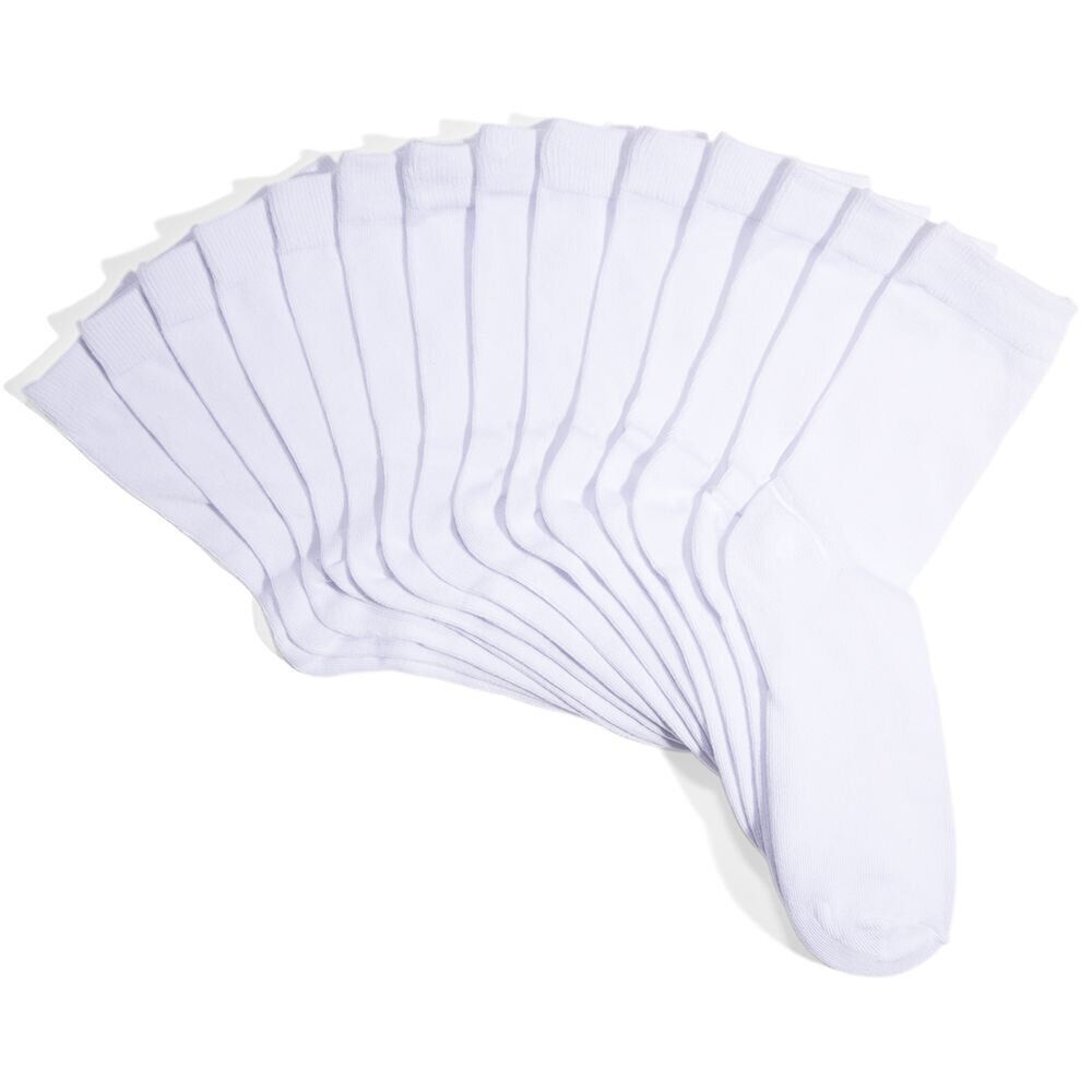 Lot 7 paires chaussettes tige longue coton et polyester - 3 coloris
