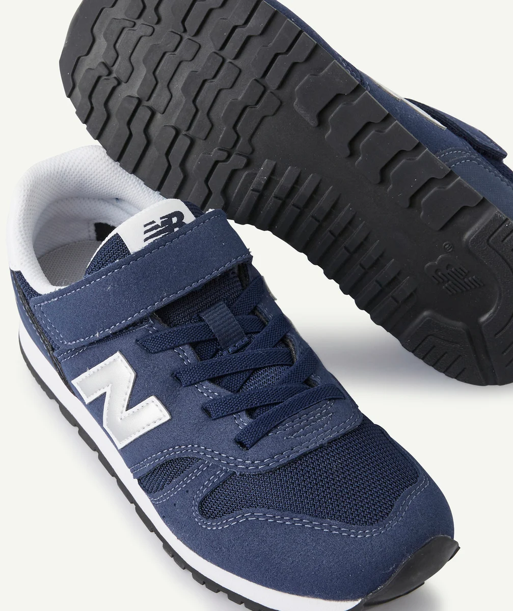 NEW BALANCEBASKETS À SCRATCHS 373 AUX LACETS ÉLASTIQUÉS BLEU MARINE