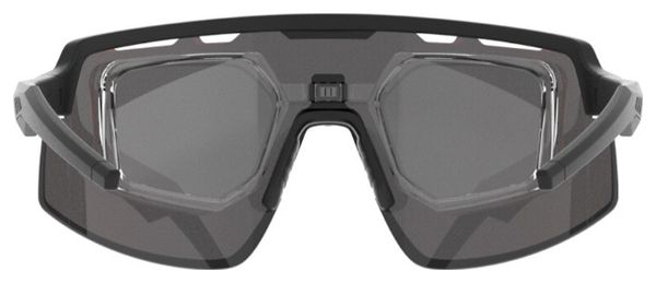 Lunettes AZR Speed RX Noir Mat / Écran Hydrophobe Rouge