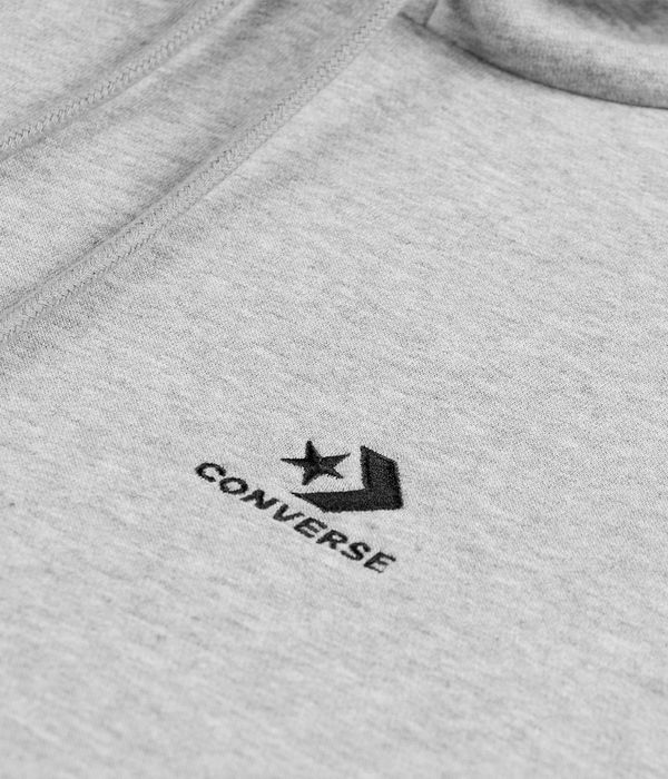 Converse Go To Embroidered Star Chevron Brushed Back Hoodie (vintage heather)