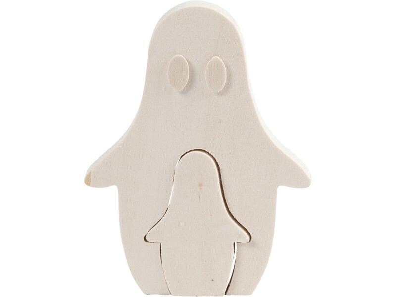 Creativ Company Holzfigur 6   11.5 cm Geist, 2 Stück Holzfigur