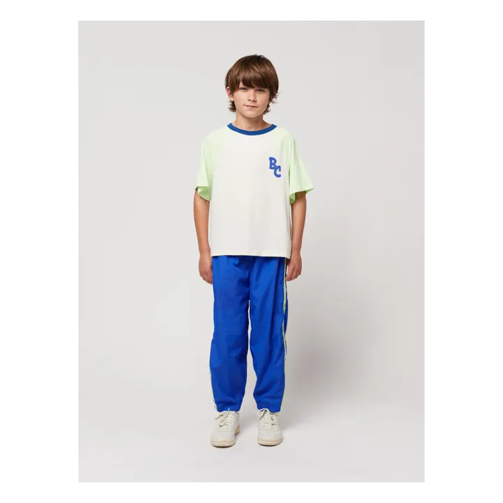 Bobo Choses Jogger Coton Bio Bicolore | Bleu