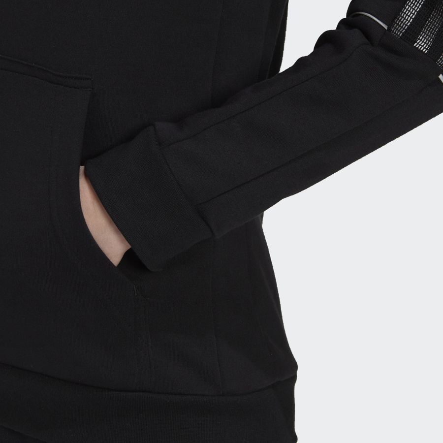 adidas Sweat à Capuche Tiro Reflective - Noir/Blanc Femme