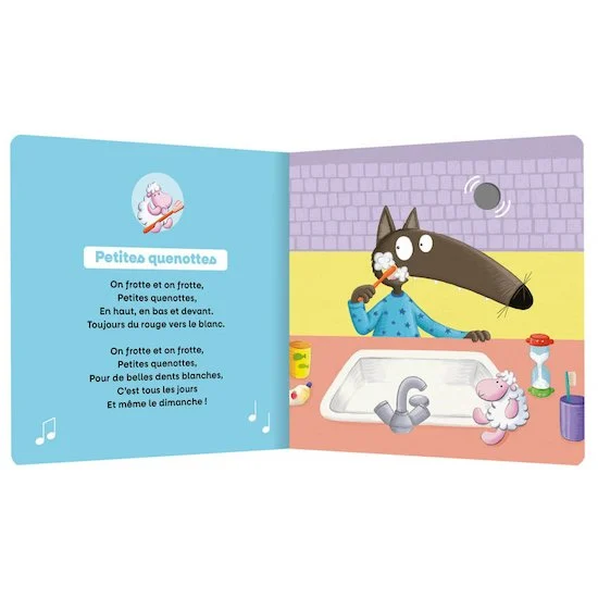 Mes Comptines pour bien grandir avec P'tit Loup   de               AUZOU