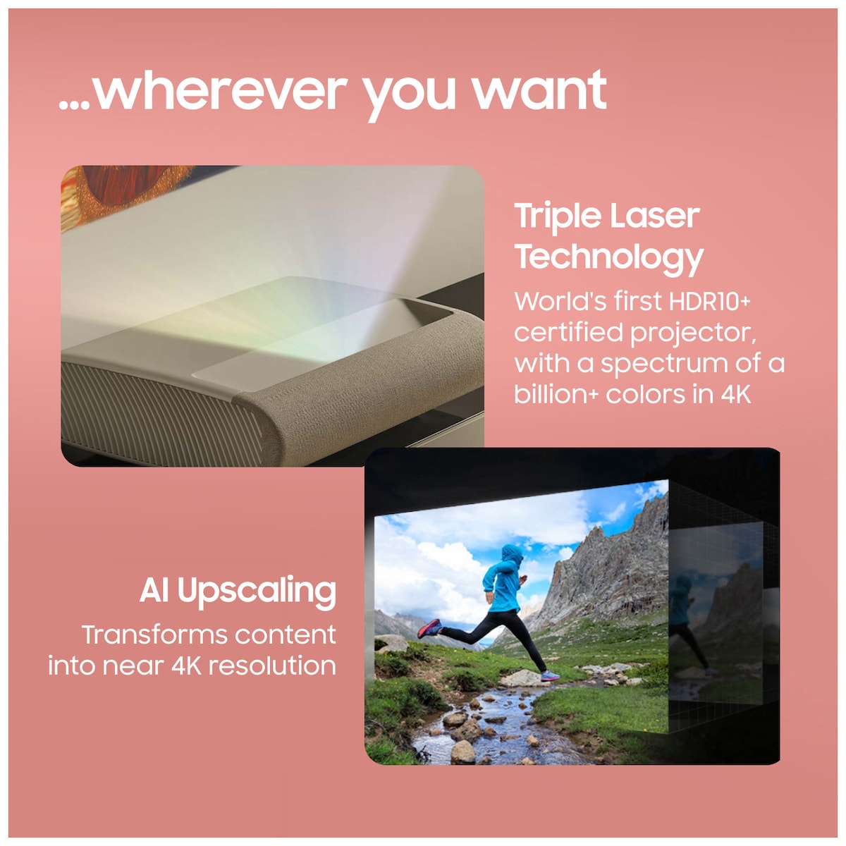 Samsung LPU9D The Premiere Smart 4K UHD laserprojektor