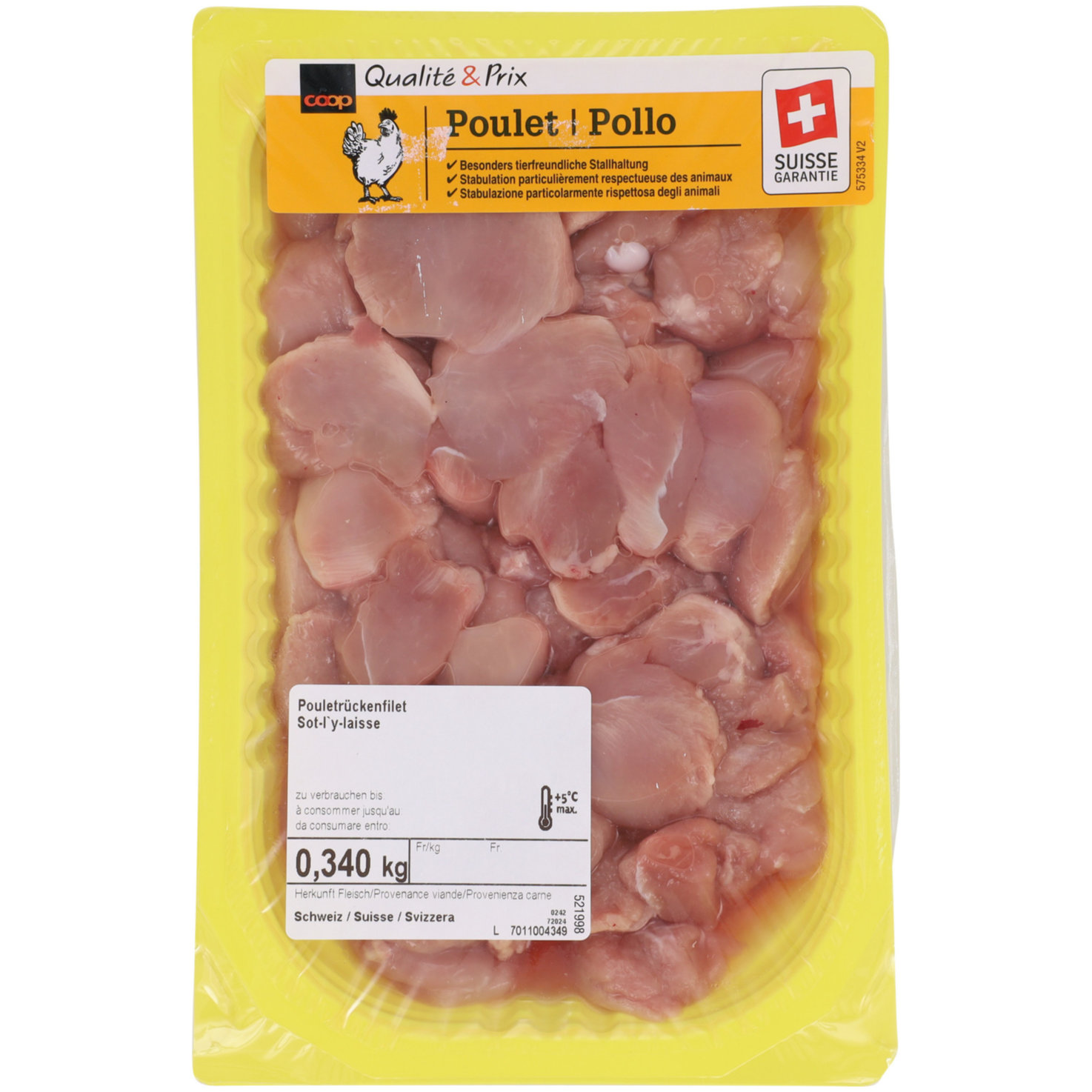 Pouletrückenfilet ca. 300g