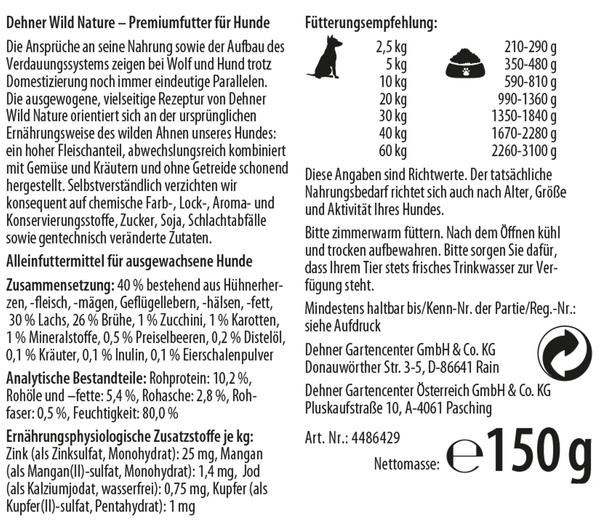 Dehner Wild Nature Nassfutter für Hunde