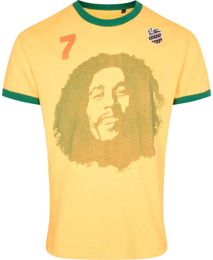 Superdry ALLSTARS BM GRAPHIC RINGER TEE Springs yellow
