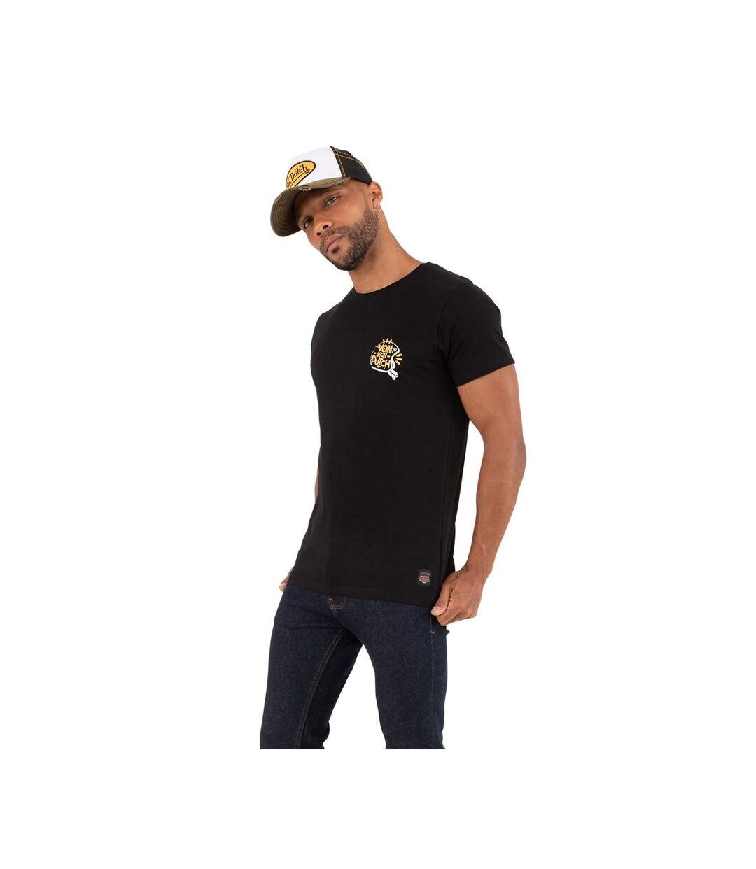 T-shirt col rond regular fit homme en coton Helmet