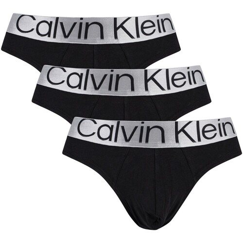 Calvin Klein Jeans - Paquete De 3 Calzoncillos De Acero Reconsiderados Negro