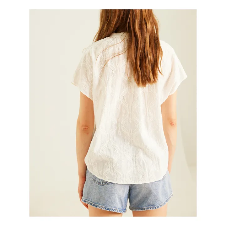 Sacrécoeur Blouse Yoko Broderies | Blanc