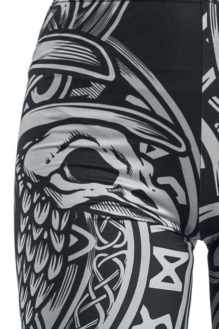 Leggings Noir Imprimé Celtique | Black Premium by EMP Legging