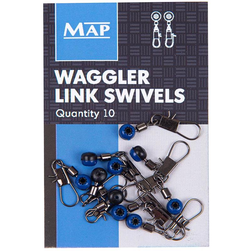 Émerillon Map Waggler Link Swivels