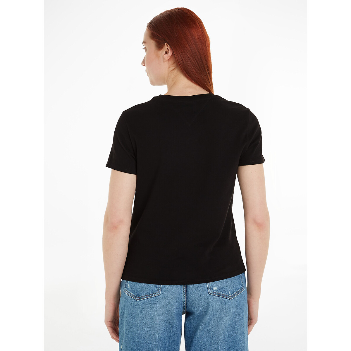 TOMMY JEANS<br>Camiseta de gola redonda, corte reto