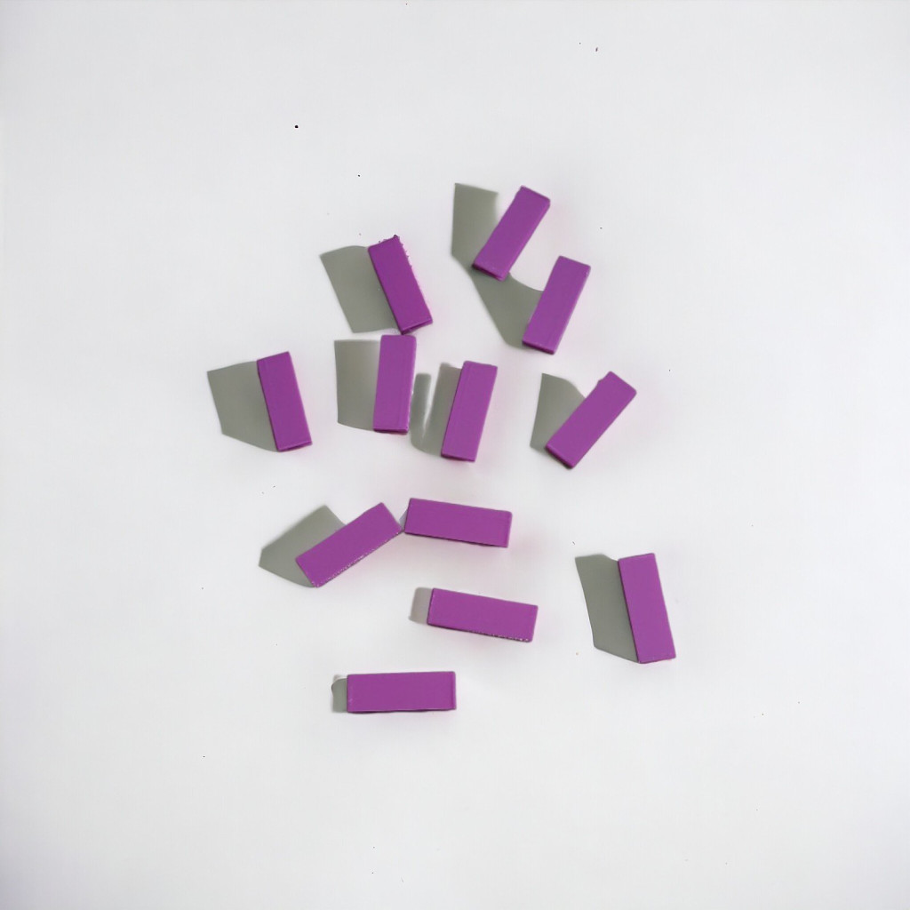 12 Clips connecteurs violet pour Zombicide (toute version)