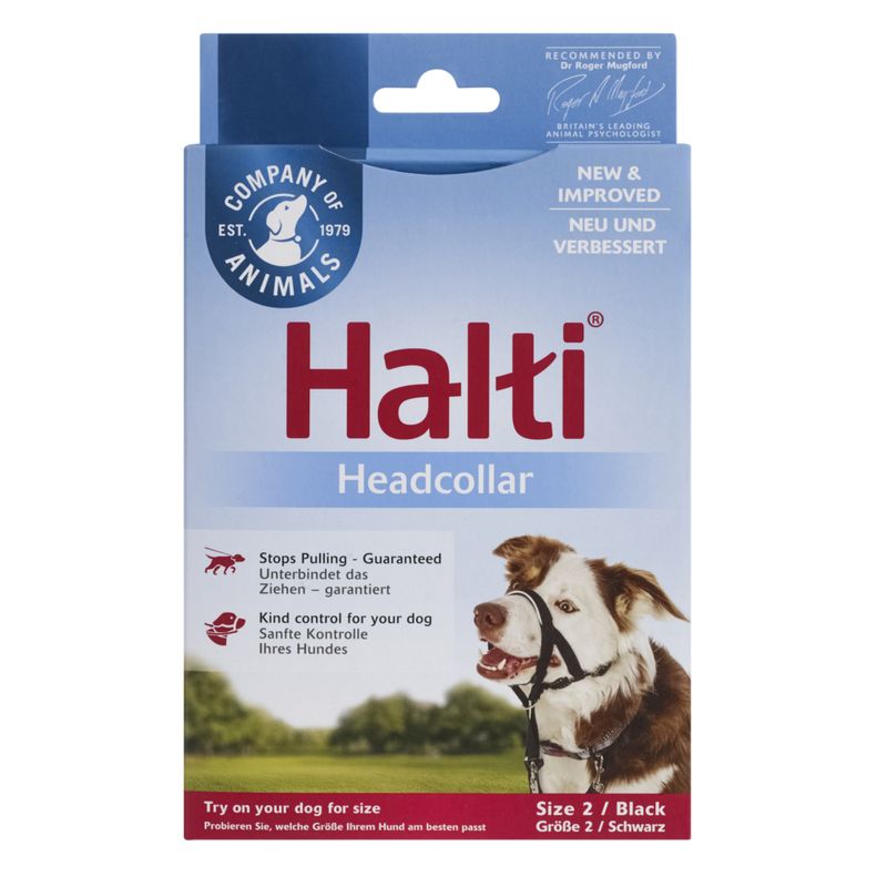 Licol Halti, noir pour chien