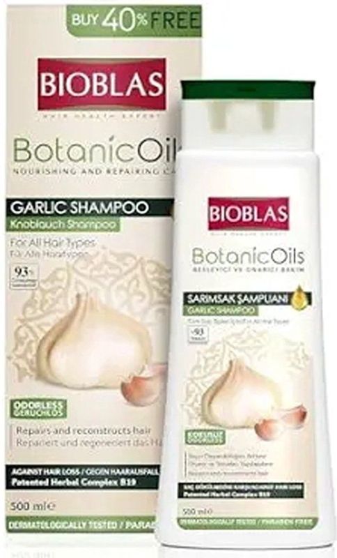 Bioblas - Knoflook Shampoo - Tegen Haaruitval - 500ml - Natuurlijke Ingrediënten