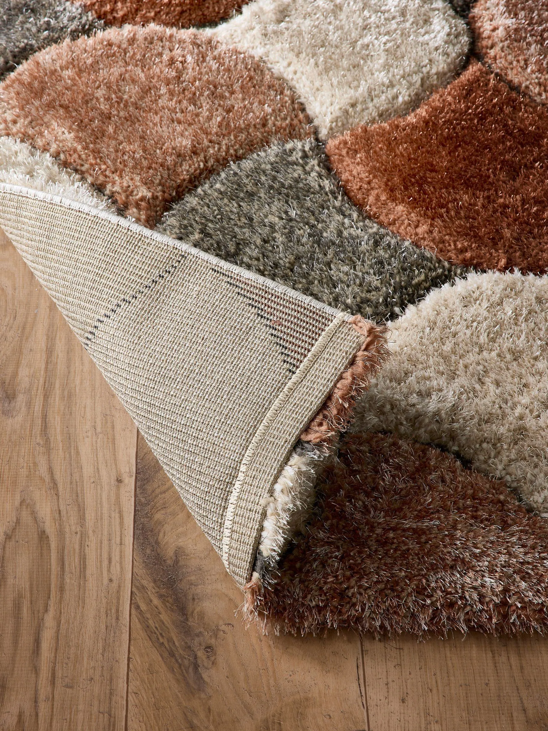 Origin Rugs 3D Scallop Shaggy Rug