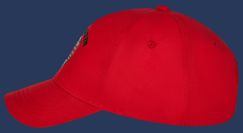 Stripe Cap MoSoDuHiTec, Red/Black
