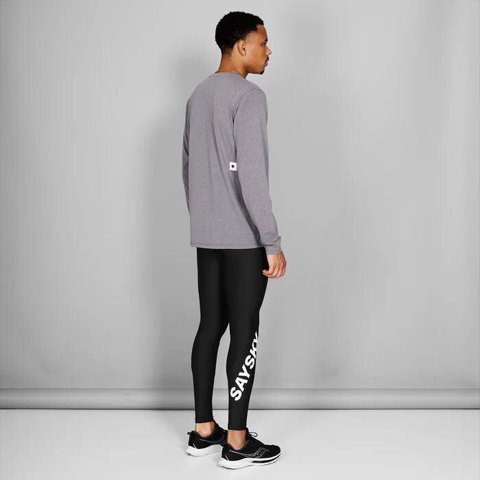 saysky clean motion ls herre 634 nmrls51 grey melange
