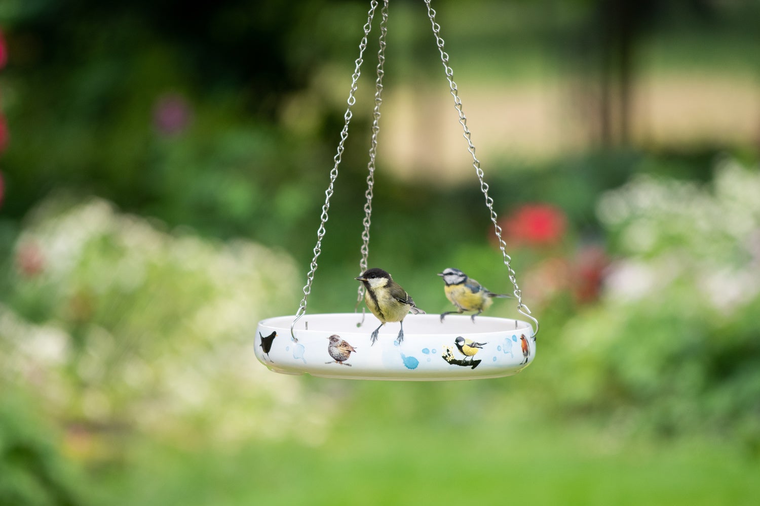 CJ Wildlife vogelbad Myrte wit 5,4 x 27,7 x 27,5 cm
