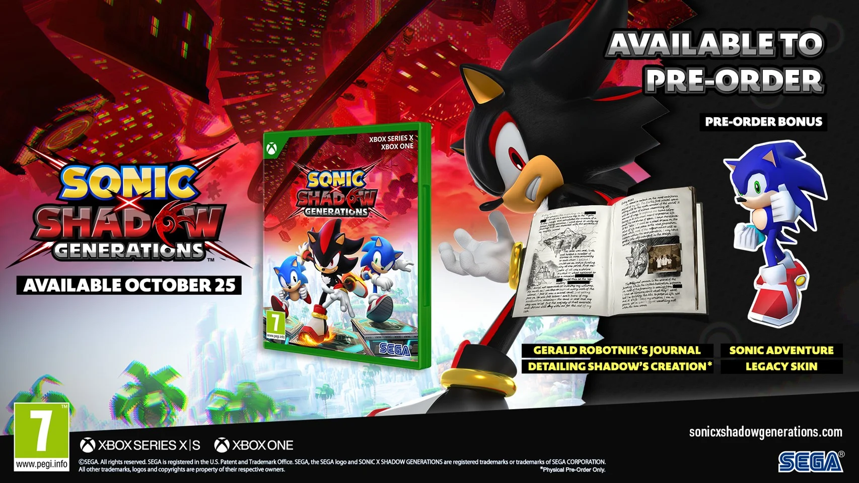 Sonic X Shadow Generations- Xbox Series X