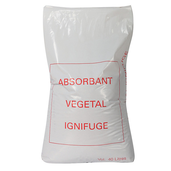 Absorbant végétal Ignifugé 40L