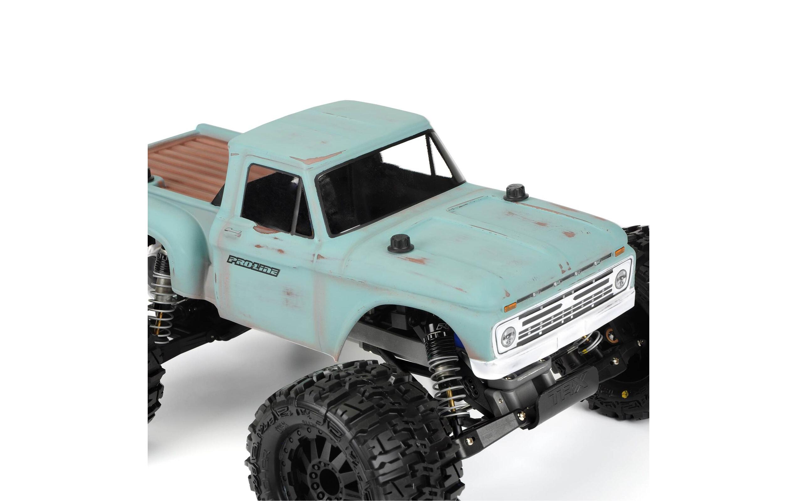 Karosserie Ford F-100 1966 unlackiert, 1:10Monster Truck Karosserie für Stampede