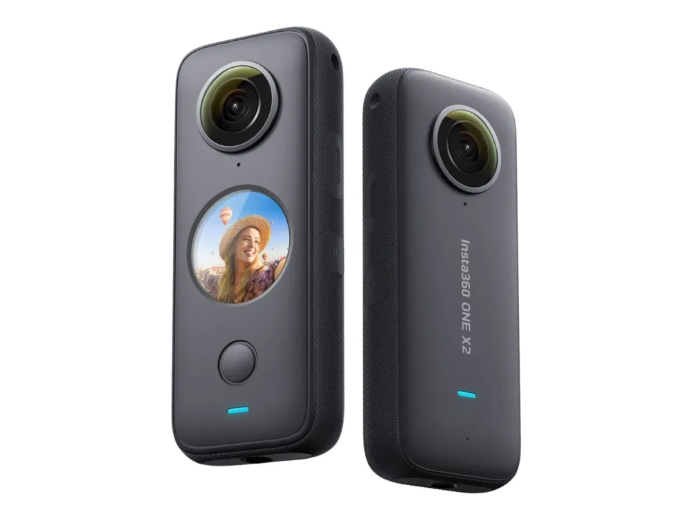 Insta360 One X2 - 360° action-kamera - 5.7K / 30 fps - Wi-Fi, Bluetooth - undervands op til 10 m
