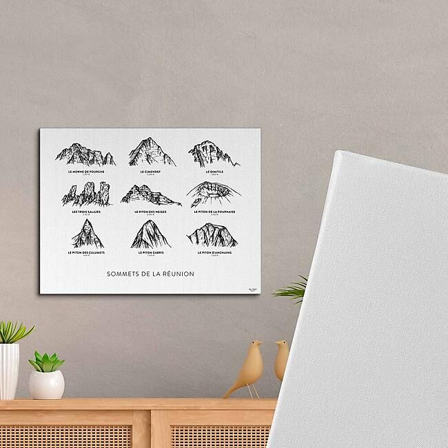 TOILE SOMMETS DE LA REUNION