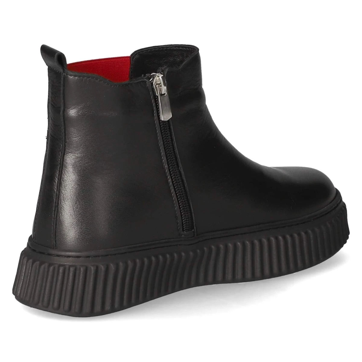 Andrea ContiChelsea Boots - schwarz/rot/schwarz